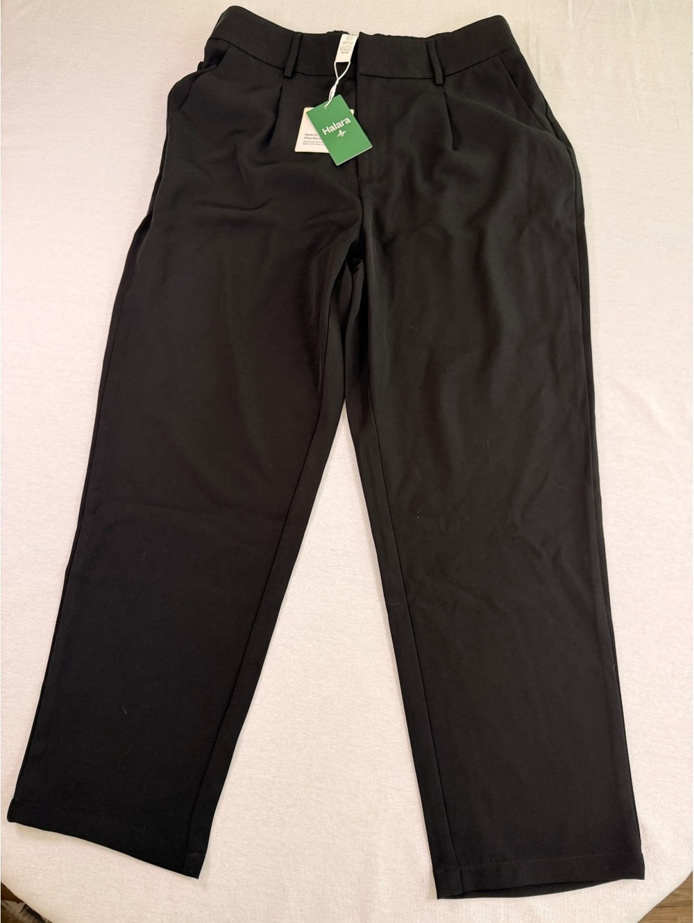 NWT Halara Flex High Waisted Tapered Work Pants Black L